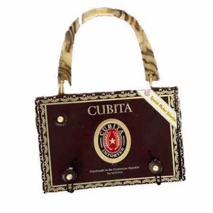 Cubita Cigar Box Purse Dominican Republic Wooden One of a Kind by Orson’s Place